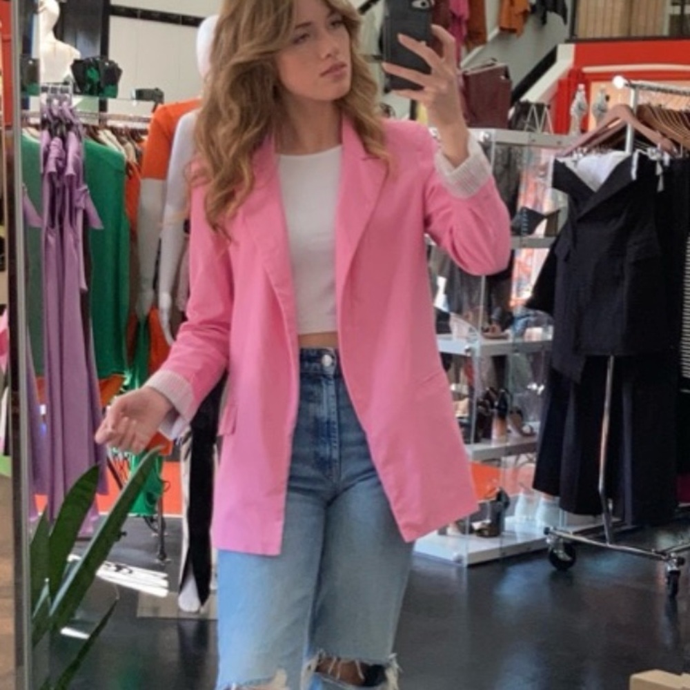 Pink Blazer